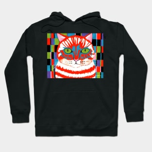 BAD Cattitude Cat Painting Hoodie